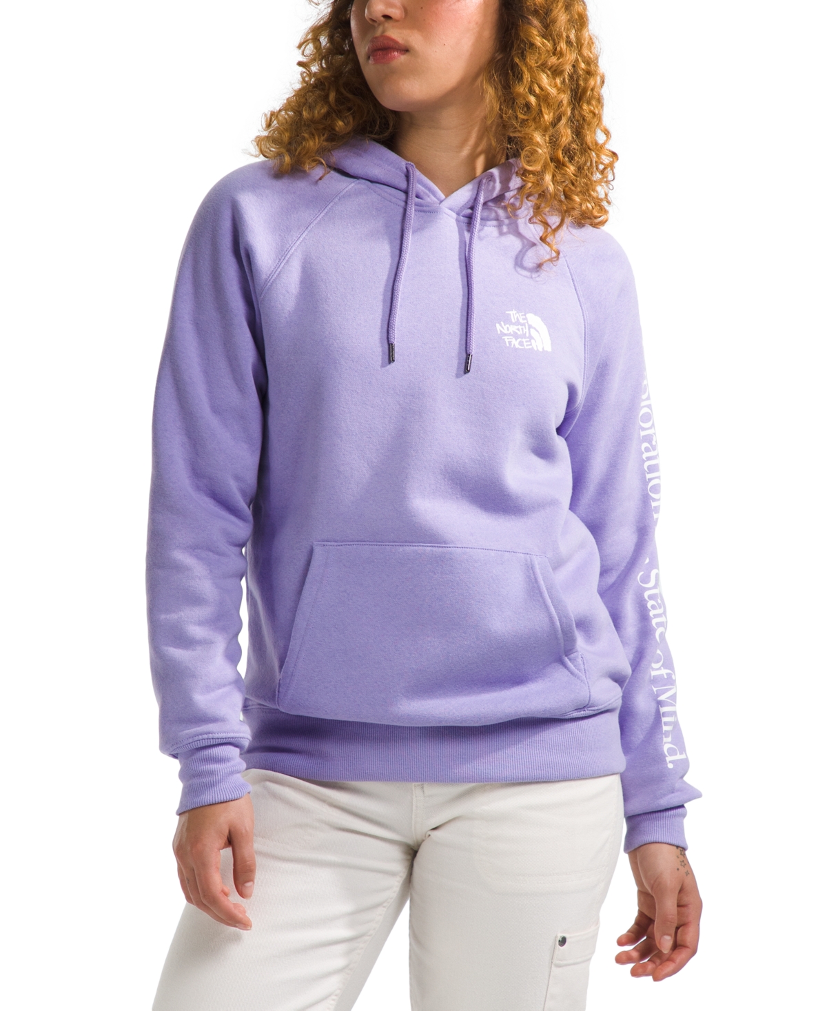 The North Face Women's Outdoors Together Pullover Hoodie In High Purple,climb