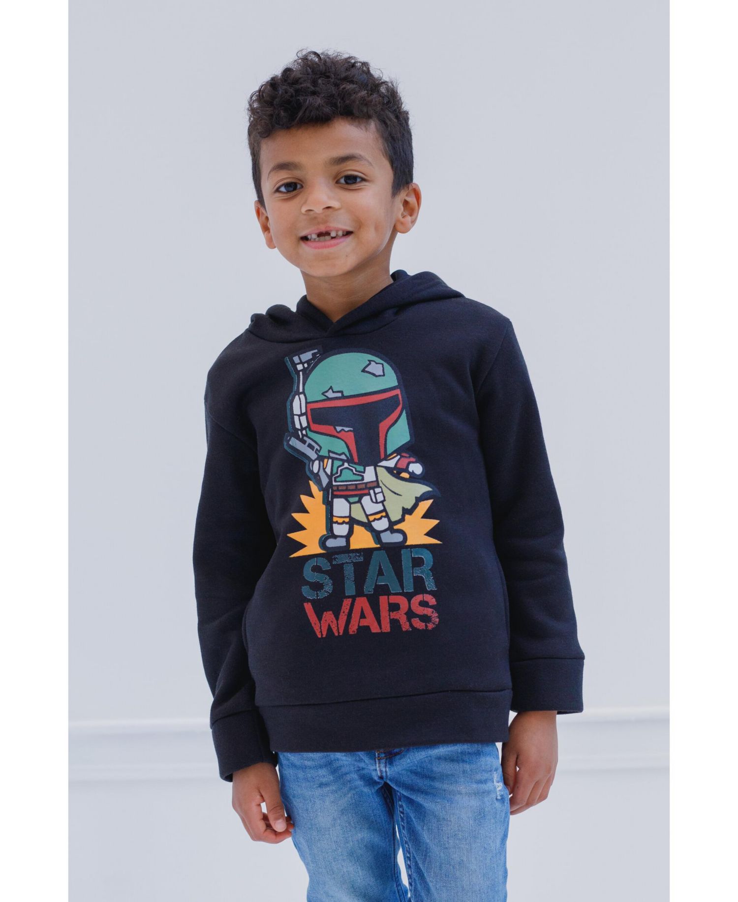 Little Boys (4-20) Boba Fett Fleece Pullover Hoodie