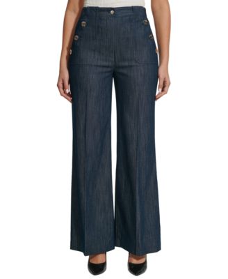 Women's Dressy Denim Sailor Pants