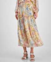 Lucy Paris Women's Evelyn Floral-Print Midi Skirt - Floral