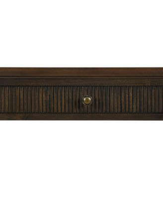 Martha Stewart Kenna 44" Fluted 2-Drawer Wood Coffee Table