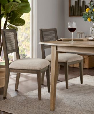 Kelly 19" 2-Pc. Fabric Upholstered Armless Dining Chair