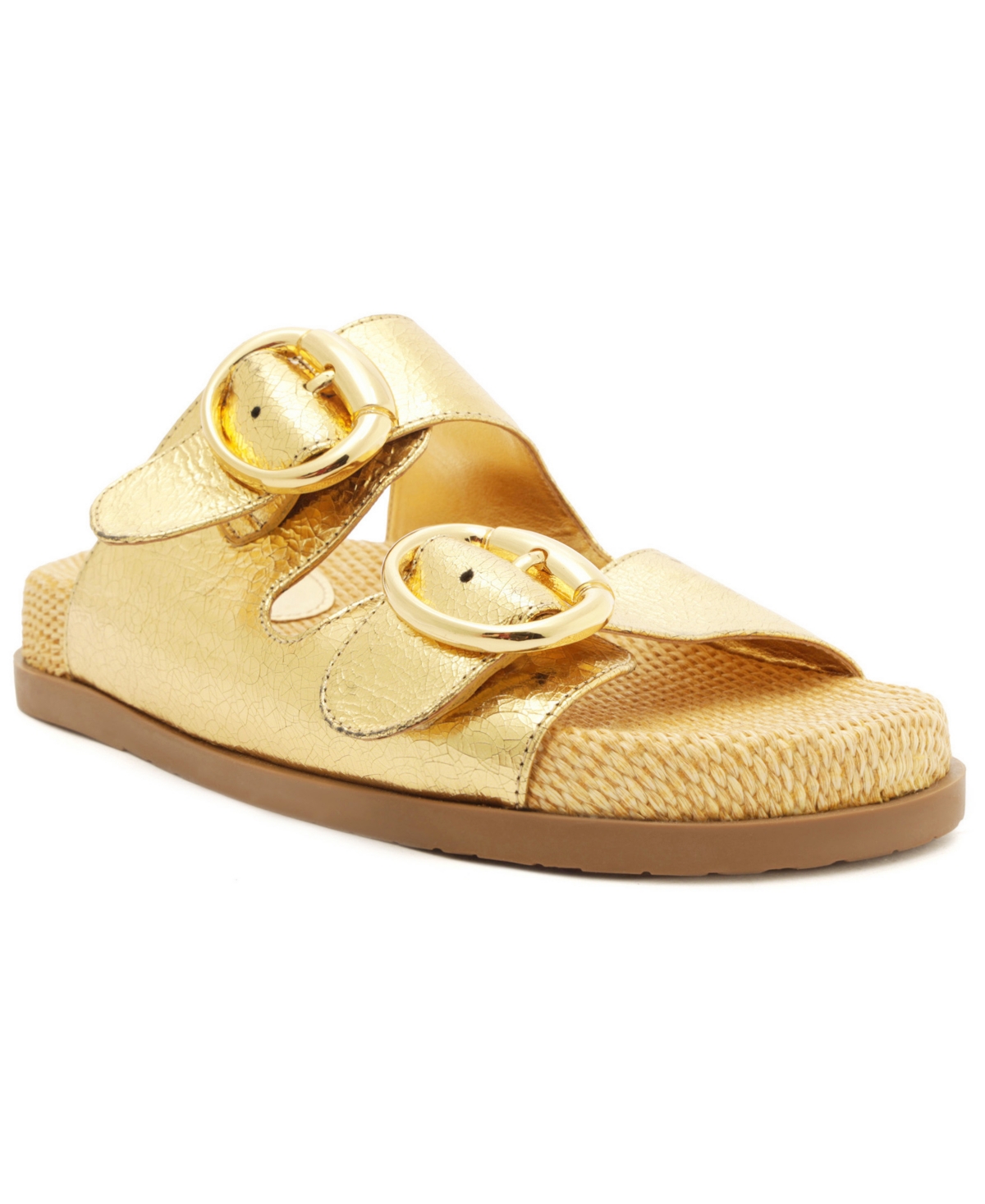 Arezzo Women's Palmer Flat Sandals In Gold
