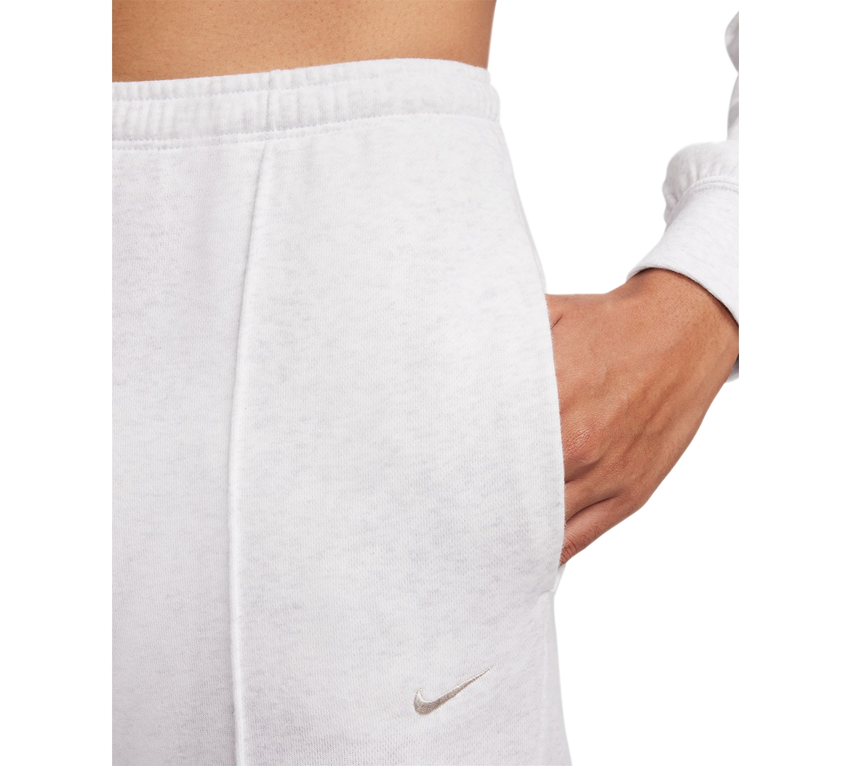 Nike Women's Sportswear Chill Terry Slim-Fit High-Waist French Terry Sweatpants -lt Orewood Brn