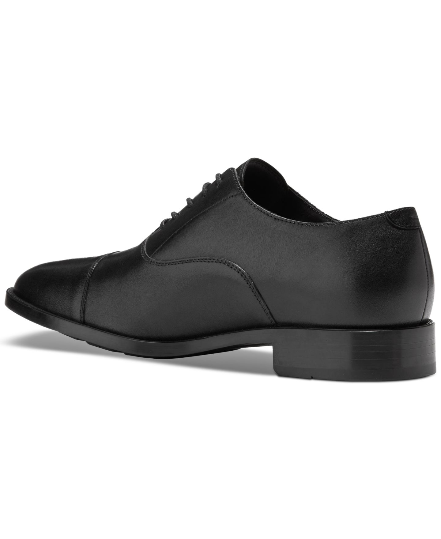 Мужские туфли Cole Haan Hawthorne Lace-Up Cap-Toe Oxford Dress Shoes, цвет: Чёрный — фото 3