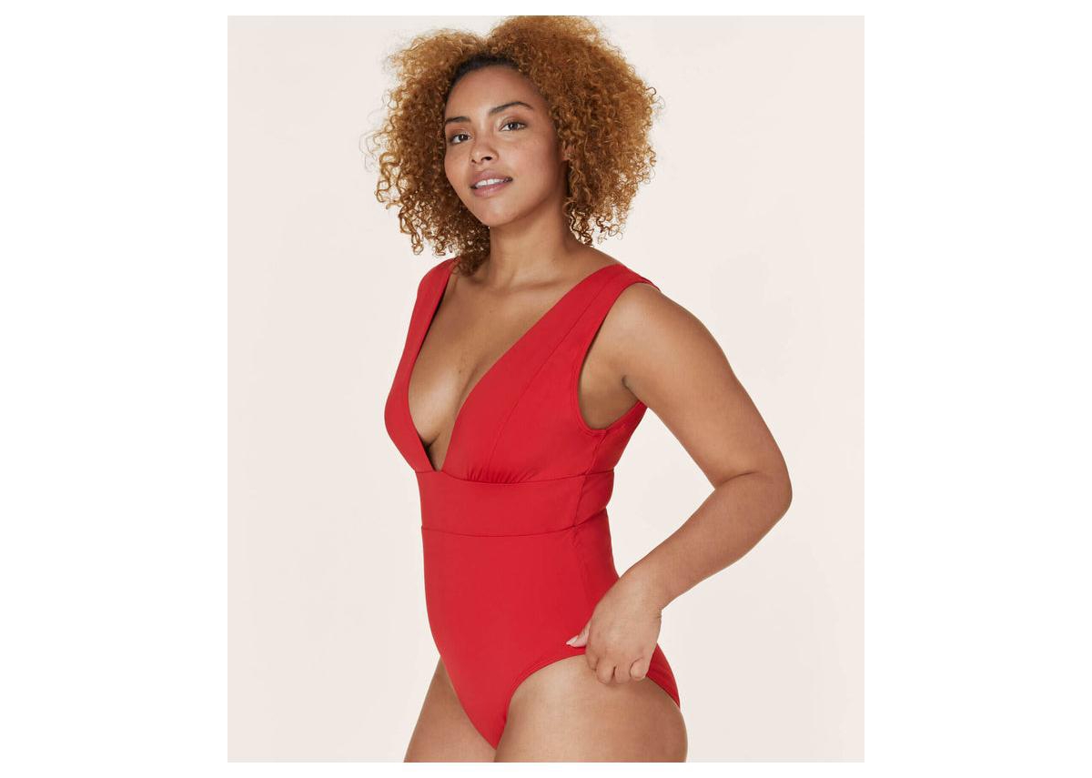 Andie Women's Mykonos Deep Plunge One Piece Swimsuit