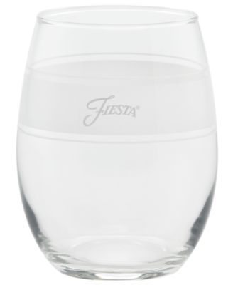 Coastal Frame Stemless Wine Glasses, Set of 4