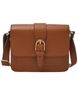 Fossil Zoey Leather Crossbody Bag In Black | ModeSens