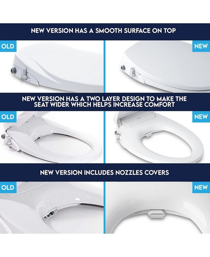 Medivol Closs JEP Dual Nozzle Manual Bidet Toilet Seat for Round