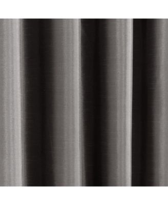 Insulated Grommet 100% Blackout Faux Silk Window Curtain Panel