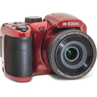 PIXPRO Astro Zoom AZ255 16MP Full HD 3" LCD Screen Digital Camera, Red