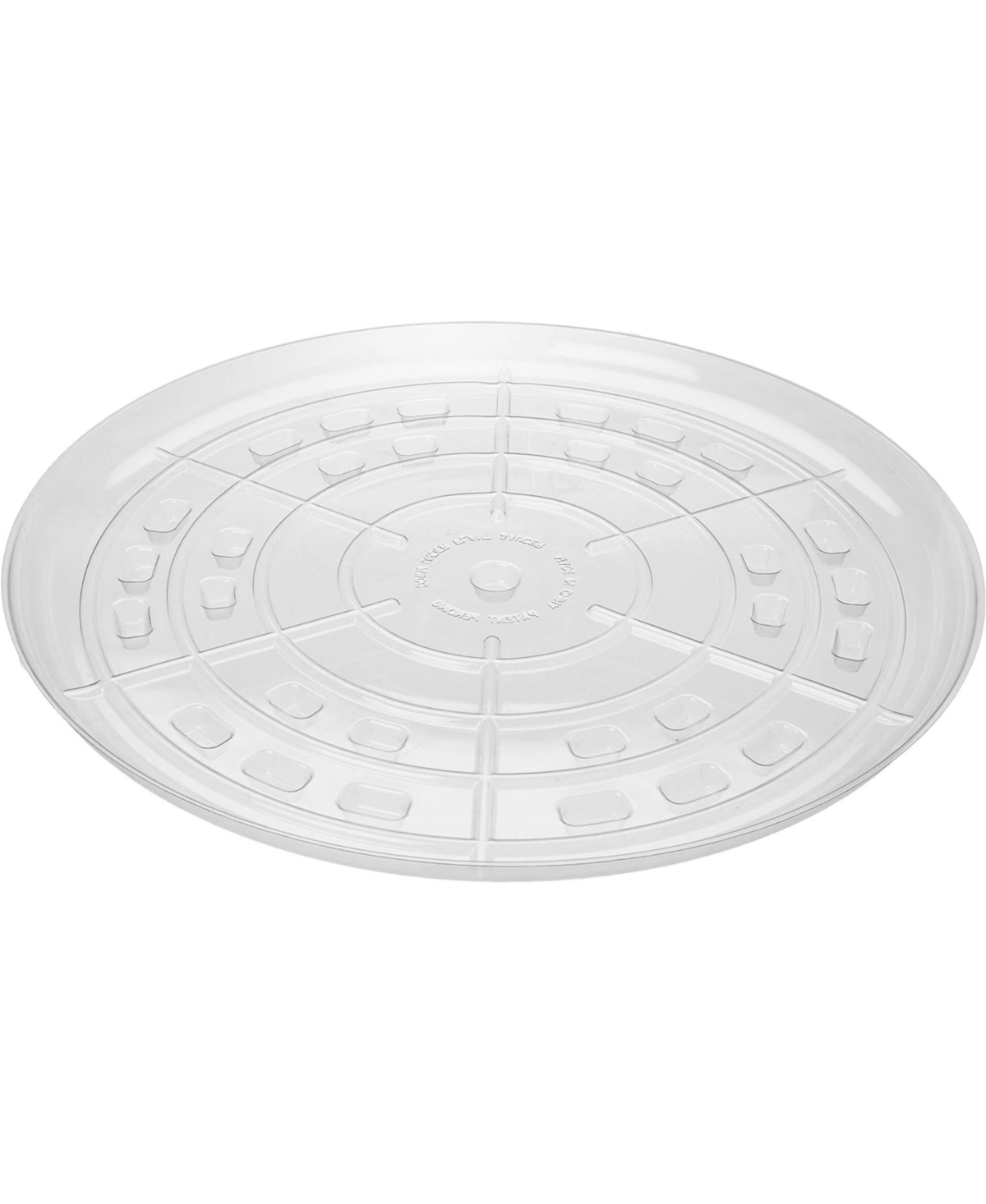 Down Under Plastic Plant Saucer, 21in - Clear
