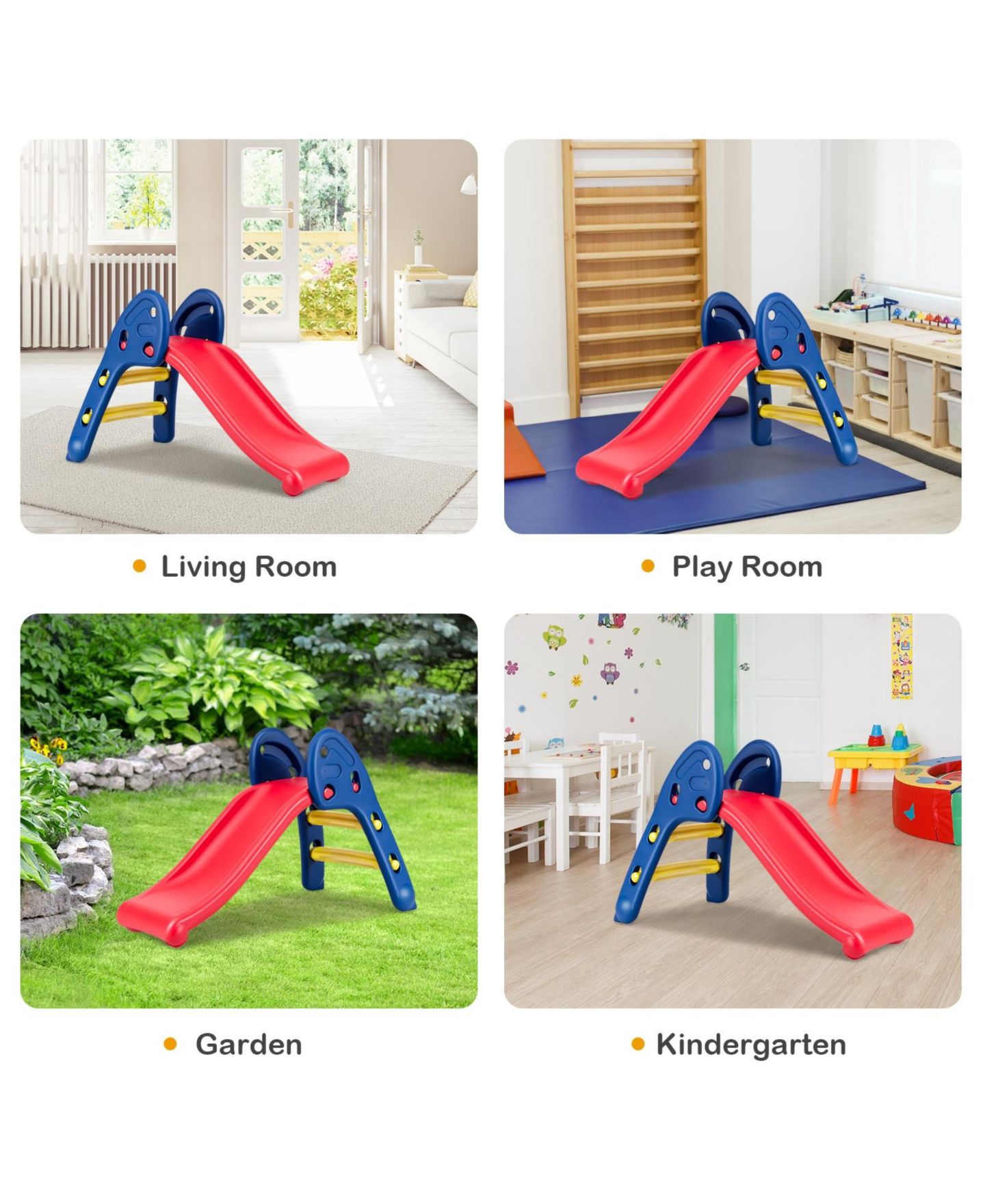 Детская игрушка INOLAIT 2 Step Children Folding Plastic Slide — фото 2