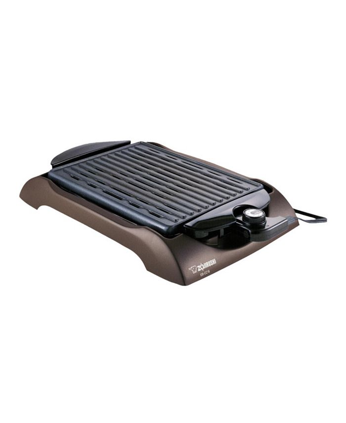 Zojirushi EBCC15 Indoor Electric Grill with Handle Tongs Set and