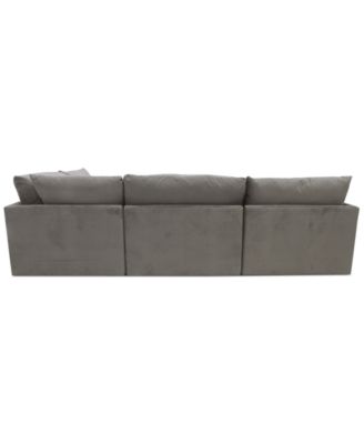 CLOSEOUT! Marsten 126" 4-Pc. Fabric Sectional Sofa, Created for Macy's