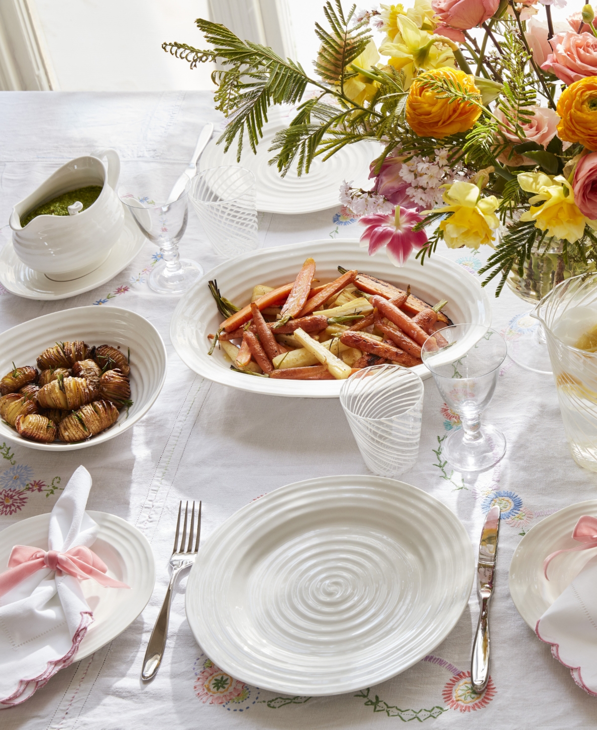 Portmeirion Sophie Conran White Large Platter