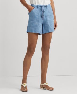 Lauren Ralph Lauren - Women's Linen Drawcord Shorts
