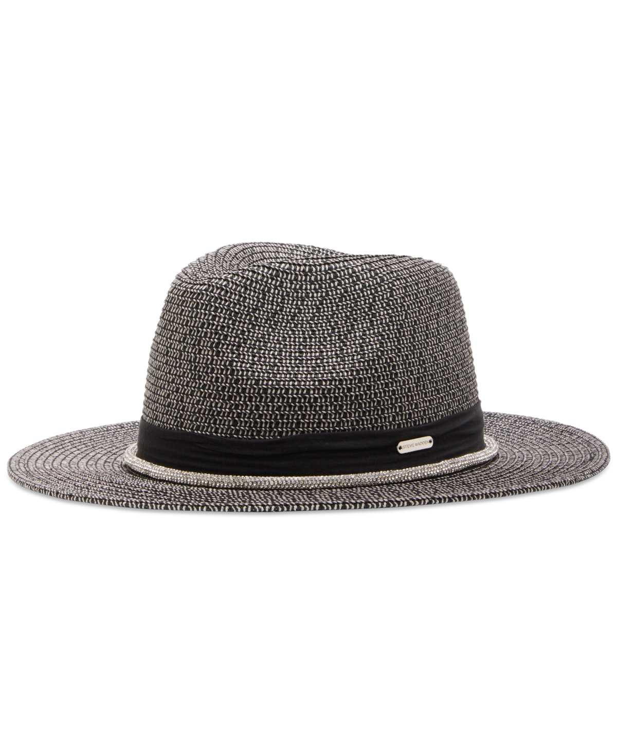 Steve Madden Women's Embellished Panama Hat In Black