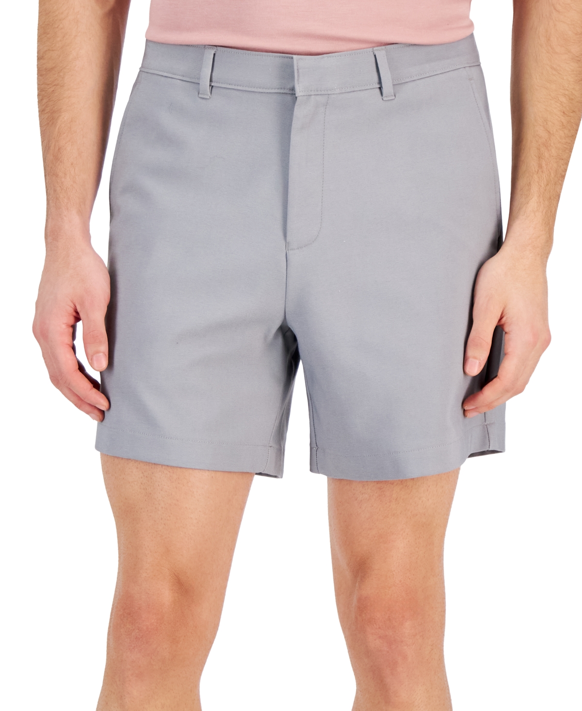 Shop Alfani Men's Updated Tech Performance 6" Shorts, Created For Macy's In Sky Rocket