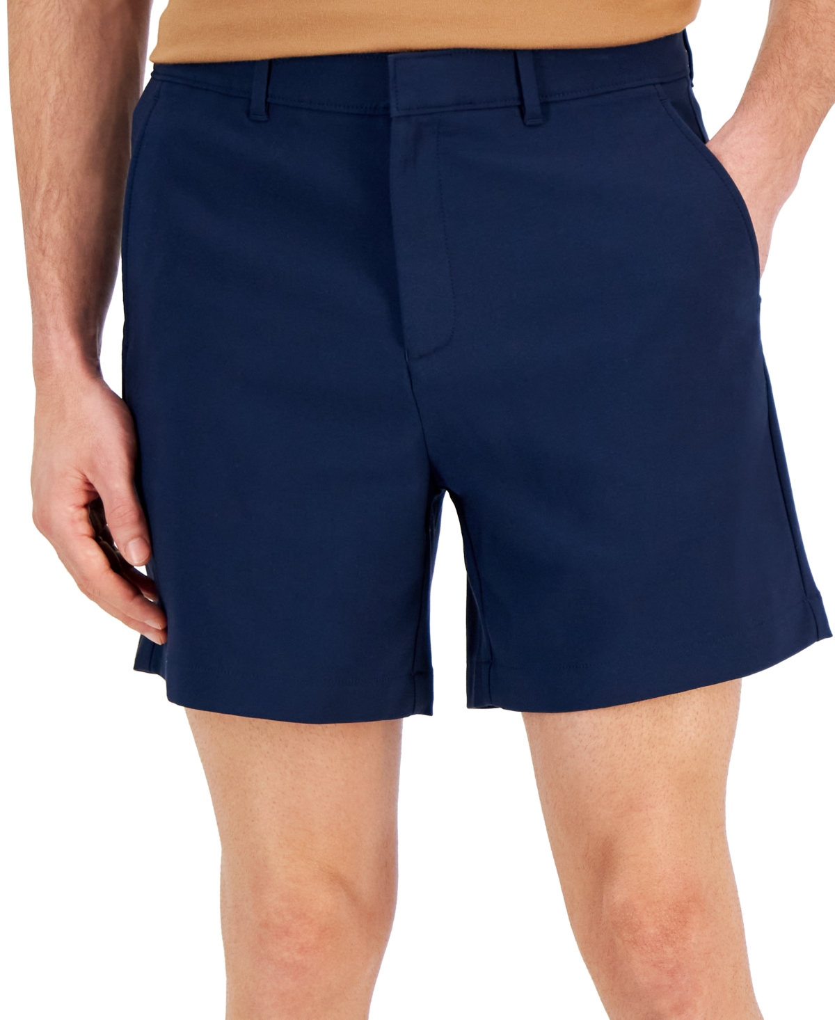 Shop Alfani Men's Updated Tech Performance 6" Shorts, Created For Macy's In Neo Navy