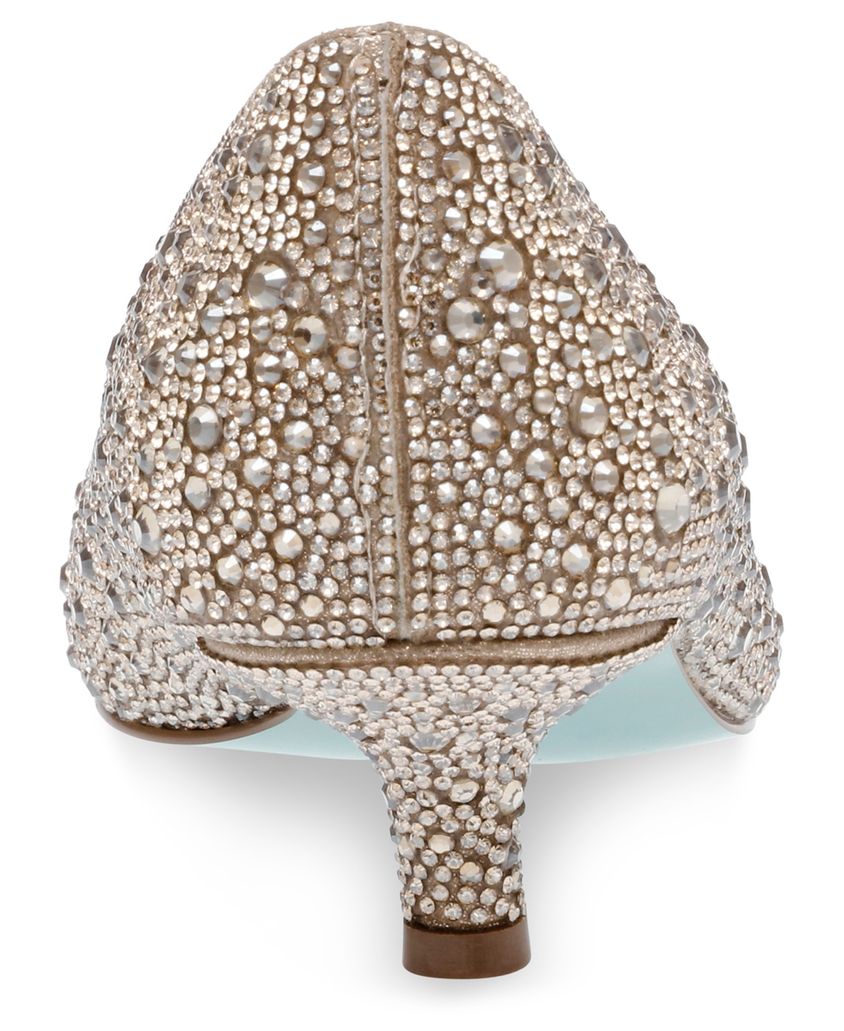 Betsey Johnson Women's Scout Rhinestone Evening Kitten Heels