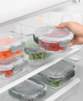 Glass Storage Containers with Leakproof Lids, Set of 24