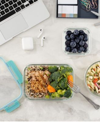 24-piece Fluted Food Storage Container Set with Lids