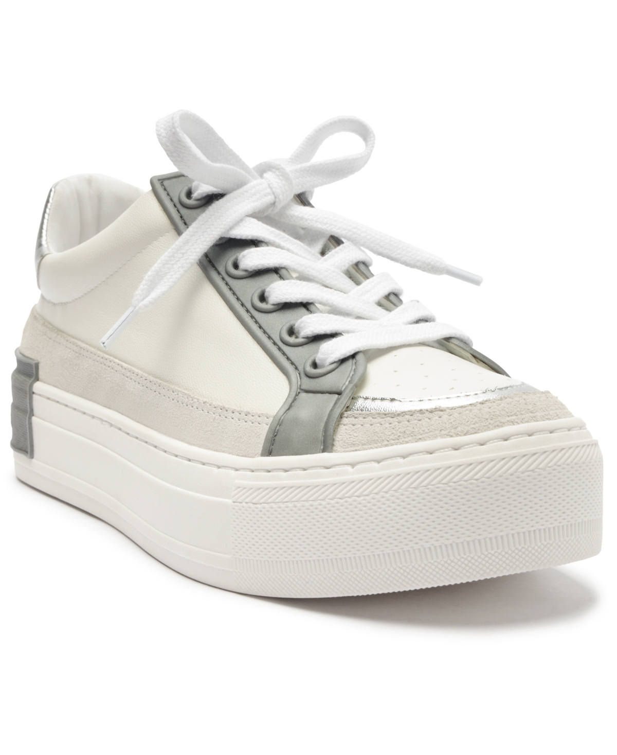 Women's Stevie Flatform Sneakers - White Silver Multi