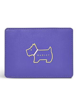 Heritage Dog Outline Small Leather Travel Cardholder