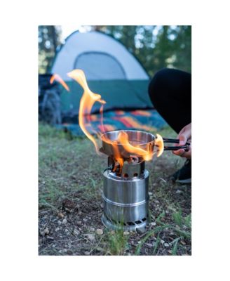 Stainless Steel Wood Burning Stove - Extra Large