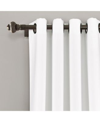 Clarissa Floral Light Filtering Window Curtain Panels