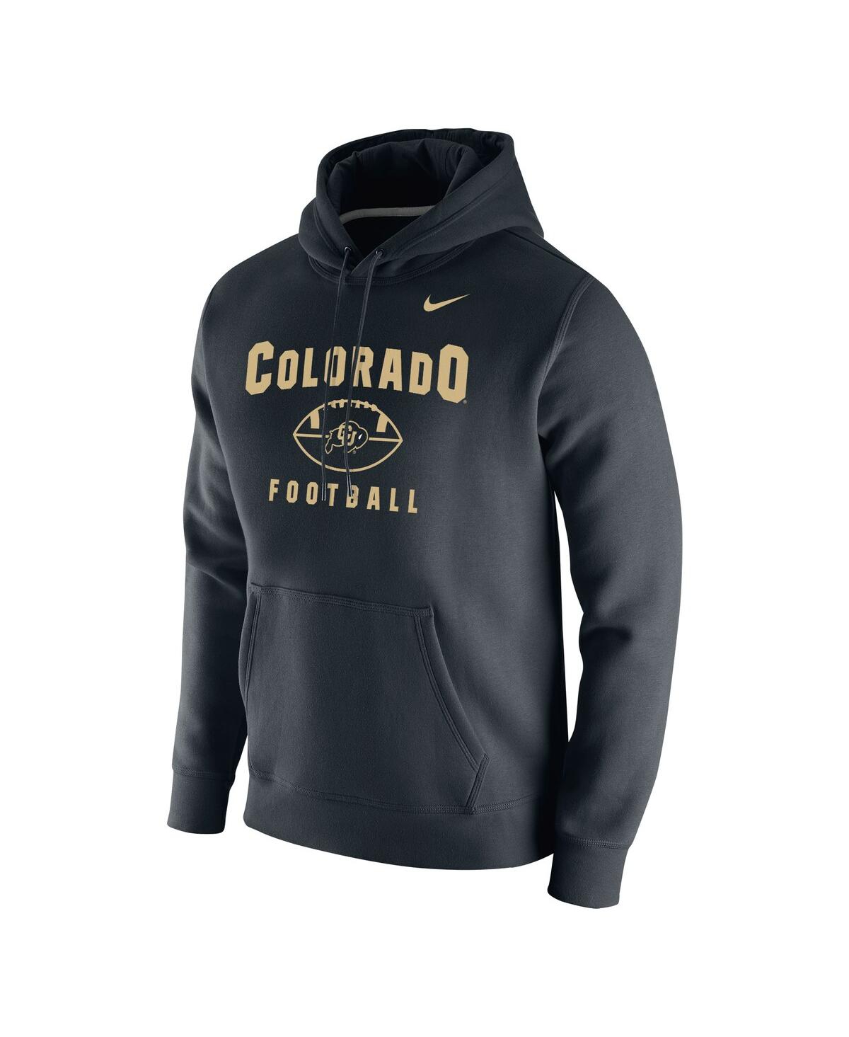 Men's NikeColorado Buffaloes Football Oopty Oop Club Fleece Pullover Hoodie - Black