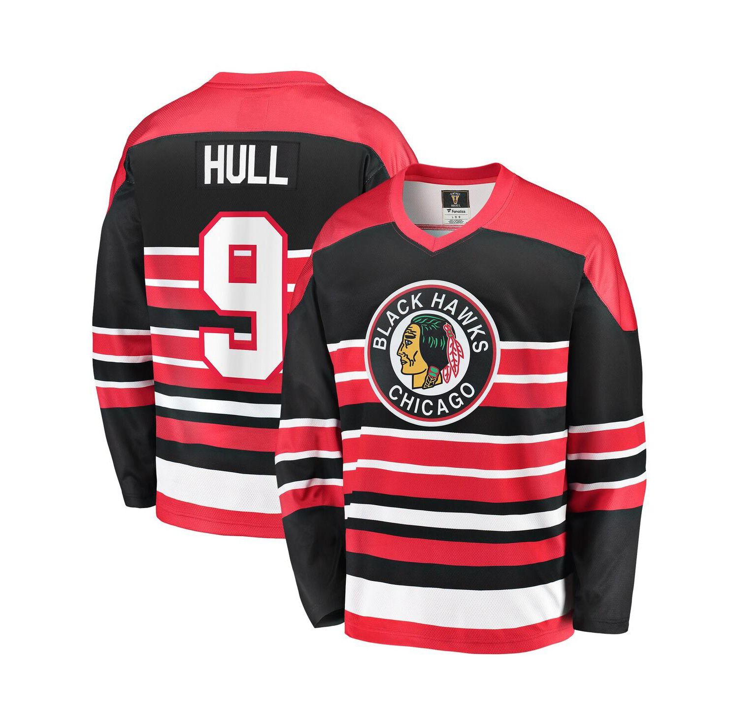 Men's Bobby Hull Red Chicago Blackhawks Premier Breakaway Retired Player Jersey