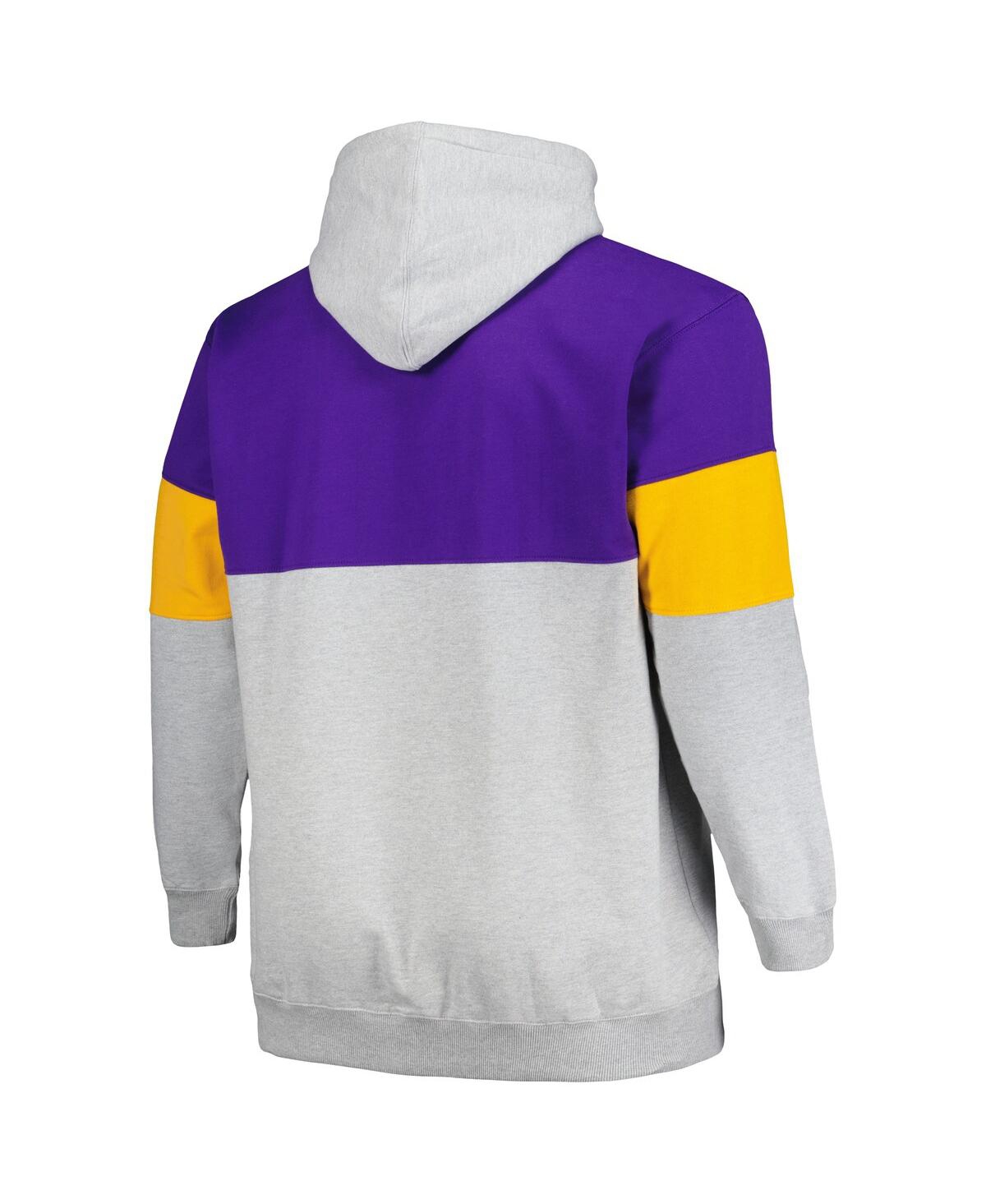 Men's Fanatics Gold Los Angeles Lakers Big and Tall Pullover Hoodie - Gold