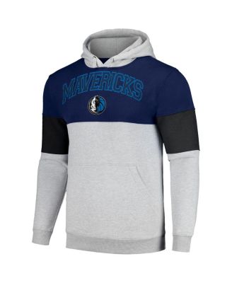 Men's Navy, Black Dallas Mavericks Big and Tall Pullover Hoodie