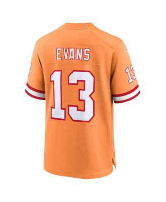 Men's Mike Evans Orange Tampa Bay Buccaneers Throwback Game Jersey