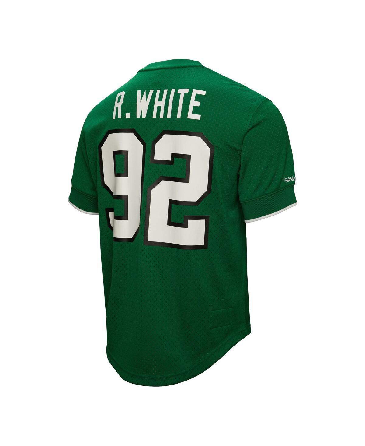 Men's Mitchell & Ness Reggie WhitePhiladelphia Eagles Retired Player Name Number Mesh Top - Kelly Green