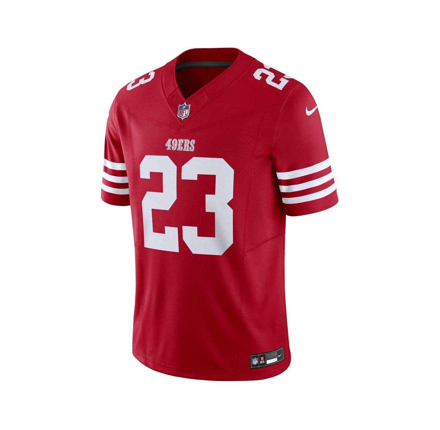Men's Nike Christian McCaffrey Scarlet San Francisco 49ers Vapor F.U.S.E. Limited Jersey