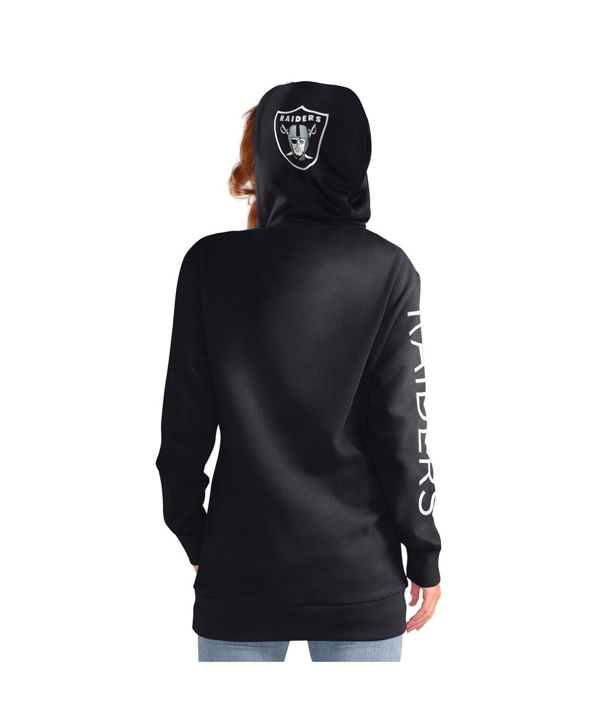 Women's G-iii 4Her by Carl BanksLas Vegas Raiders Extra Inning Pullover Hoodie - Black