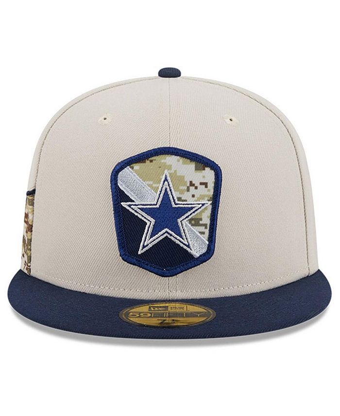 New Era Men's Stone, Navy Dallas Cowboys 2023 Salute To Service 59FIFTY ...