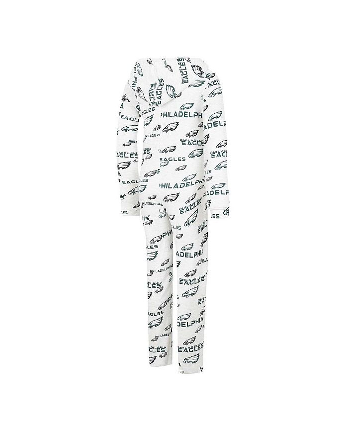 Concepts Sport Women #39 s Cream Philadelphia Eagles Docket Hoodie Full Zip