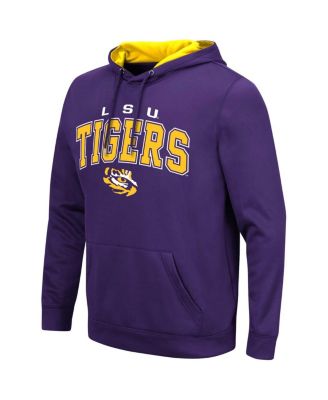 Men's Purple LSU Tigers Resistance&nbsp;Pullover Hoodie