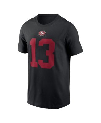 Men's Brock Purdy Black San Francisco 49ers Player Name and Number T-shirt