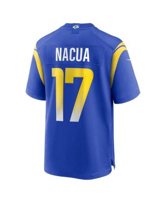 【US限定】NIKE Los Angeles Rams Puka Nacua Game Jersey Nike Men's Puka Nacua Royal Los Angeles Rams Home Game