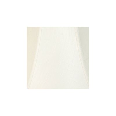 Imperial Shade Set of 2 Bell Lamp Shades Cream Medium 7" Top x 16" Bottom x 12" High Spider Replacement Harp and Finial Fitting