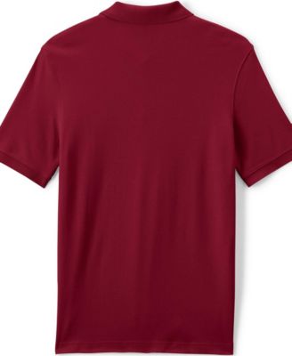 Men's School Uniform Short Sleeve Interlock Polo Shirt