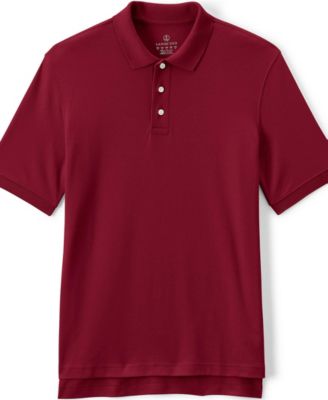 Men's School Uniform Short Sleeve Interlock Polo Shirt