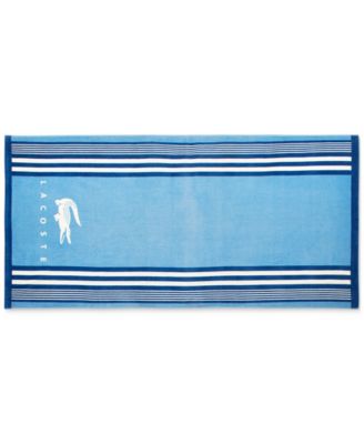 Lacoste Home Oki Striped Cotton Beach Towel Macy S   27001189 Fpx.tif