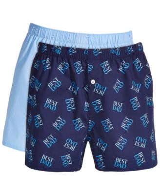 Club Room - Men's 2-Pk. Regular-Fit Cotton Boxers