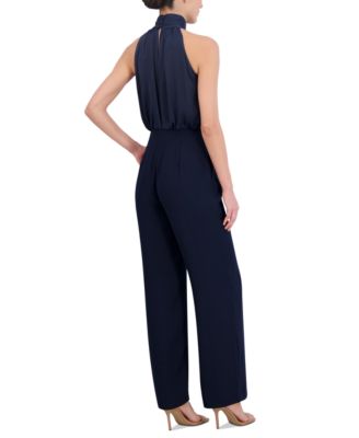 Eliza J Women's Embellished Mock-Neck Jumpsuit 